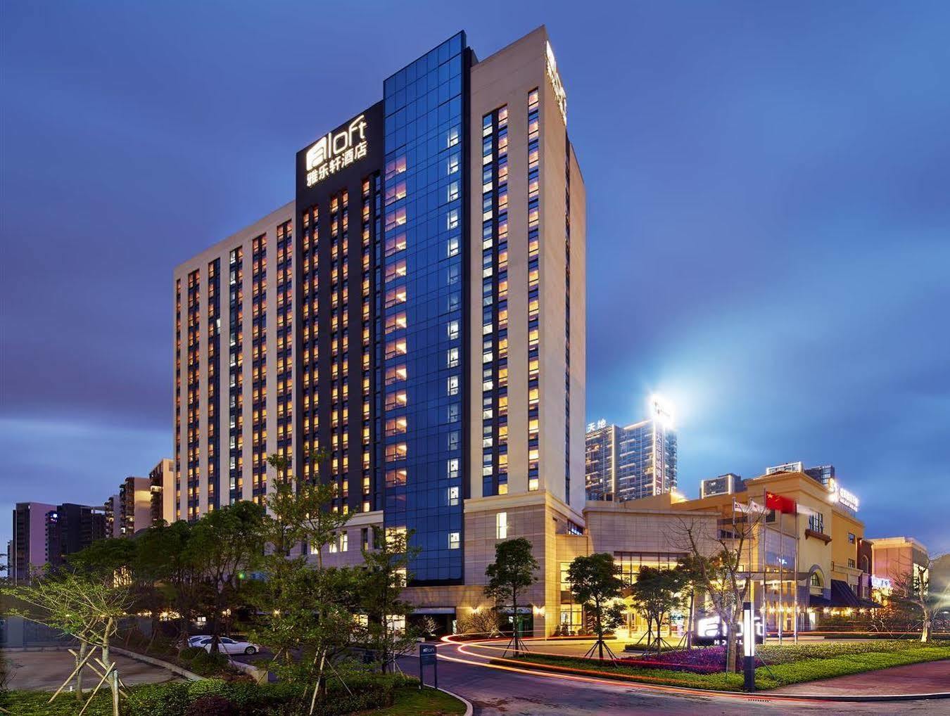 Aloft Dynamic Town Hotell Shenzhen Eksteriør bilde